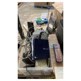 Mixed Electronics and Accessories Lot with Sony Speakers, Controllers and Cables