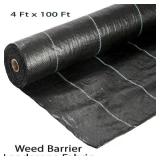 4 Ft x 100 Ft Weed Barrier Landscape Fabric Roll