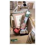 Large Assorted Estate and Household Item Pallet including Decor, Tools, and Hardware