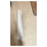 Roll of Green Reinforced Plastic Sheeting with Protective Wrap