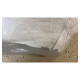 Roll of Green Reinforced Plastic Sheeting with Protective Wrap