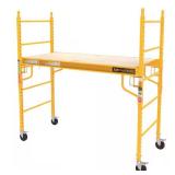 Metaltech 6 ft Baker Style Rolling Scaffold Platform Jobsite