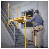 Metaltech 6 ft Baker Style Rolling Scaffold Platform Jobsite