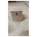 Wooden Birdhouse with Hinged Roof