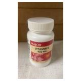 Lot of 44 Major Vitamin E 450mg Bottles, Daily Antioxidant Supplement