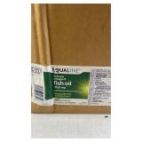 Box of 47 Bottles of Equate No Burp Omega-3 Fish Oil 1000mg 120 Softgels