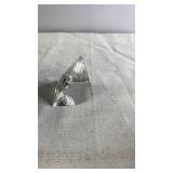 Crystal Pyramid Desk Clock in Gift Box