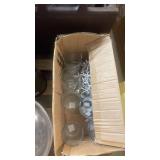 Commercial Kitchen Supply Lot with Chafers, Plates, Utensils, and Beverage Dispensers