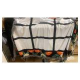 Bulk Lot of Muk Luks Sandals, Black Clothing, Throw Blanket, and Socks