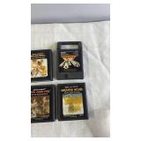 Set of 5 Vintage Atari 2600 Game Cartridges Including Tele-Games and Haunted House