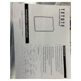 Tetote Metal Frame Wall Mirror, Black, 110x76 cm