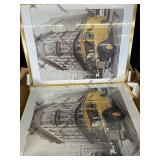 Art Emotion 18x24 Gold Picture Frame with Vintage Car Print