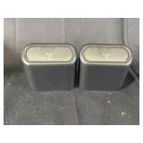 Mini Car Trash Can Set with Garbage Bags, Black, Clip-On