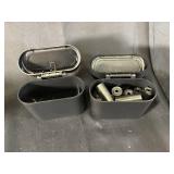 Mini Car Trash Can Set with Garbage Bags, Black, Clip-On