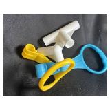 Portable Outdoor Canopy/Tent Parts Set with Connectors and Poles