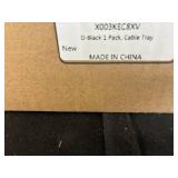 D-Black 1 Pack Cable Tray, Mesh, New in Box