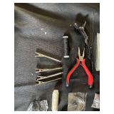 Hair Extension and Salon Supplies Lot - Tools, Thread, Beads, Clips