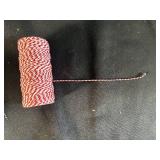 Red and White Twine Roll