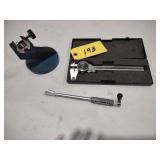 Micrometer, Micrometer Stand, & Cal...