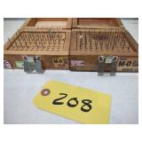 (2) Meyer Plug Gage Set, ..011-.60...