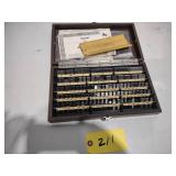 Starrett Gage Block Set, .500-4"...