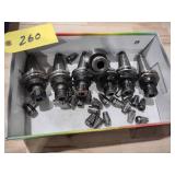 (7) Cat 40 Toolholders...