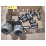 (2) Cat 40 Hydraulic Toolholders...