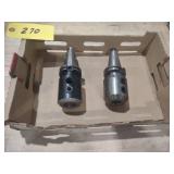 (2) Cat 40 3" Toolholders...