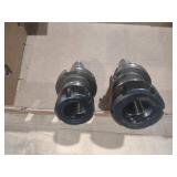 (2) Cat 40 Toolholders...