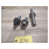 (3) Cat 40 Toolholders...