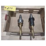 (2) Cat 40 Toolholders...
