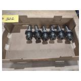 (6) Cat 40 Toolholders...