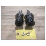 (2) Cat 40 Toolholders...