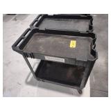 (2) Poly Shop Carts, 30x18...