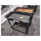 (2) Poly Shop Carts, 30x18...