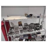 NSF Wire Rack with Lathe Chuck Jaws...