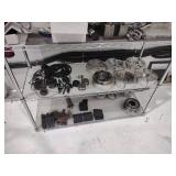 NSF Wire Rack with Lathe Chuck Jaws...