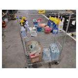 NSF Wire Cart, 36x18x55, With Assor...