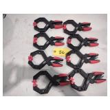 (8) Bessey 4" Quick Clamps...