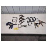 (13) Assorted Clamps...