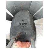 Pair of Hollow Carved Wooden Raven Decoys by Dallas J. Valley