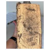 Antique Hand-Carved Religious Wood Figures â Lamb and Jesus Corpus