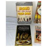 Collection of 6 Vintage Themed Cookbooks Including Children