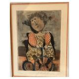 G. Rodo Boulanger Signed and Numbered Etching 65/100 in Frame