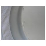 Antique Hand Painted Plate with Rabbits and Floral Border