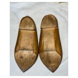 Variety Lot: Russian Lacquer Box, Wooden Shoes, Pine Cone, Ceramic Hand, and More