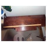 Antique Wooden Sideboard Buffet with Drawer and Shelf