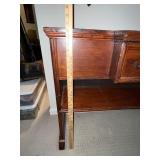 Antique Wooden Sideboard Buffet with Drawer and Shelf