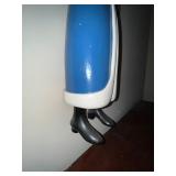 Large Handcrafted Wooden Santa Figure with Christmas Trees