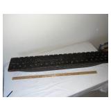 Vintage Wooden Industrial Mold 6x42 Inch